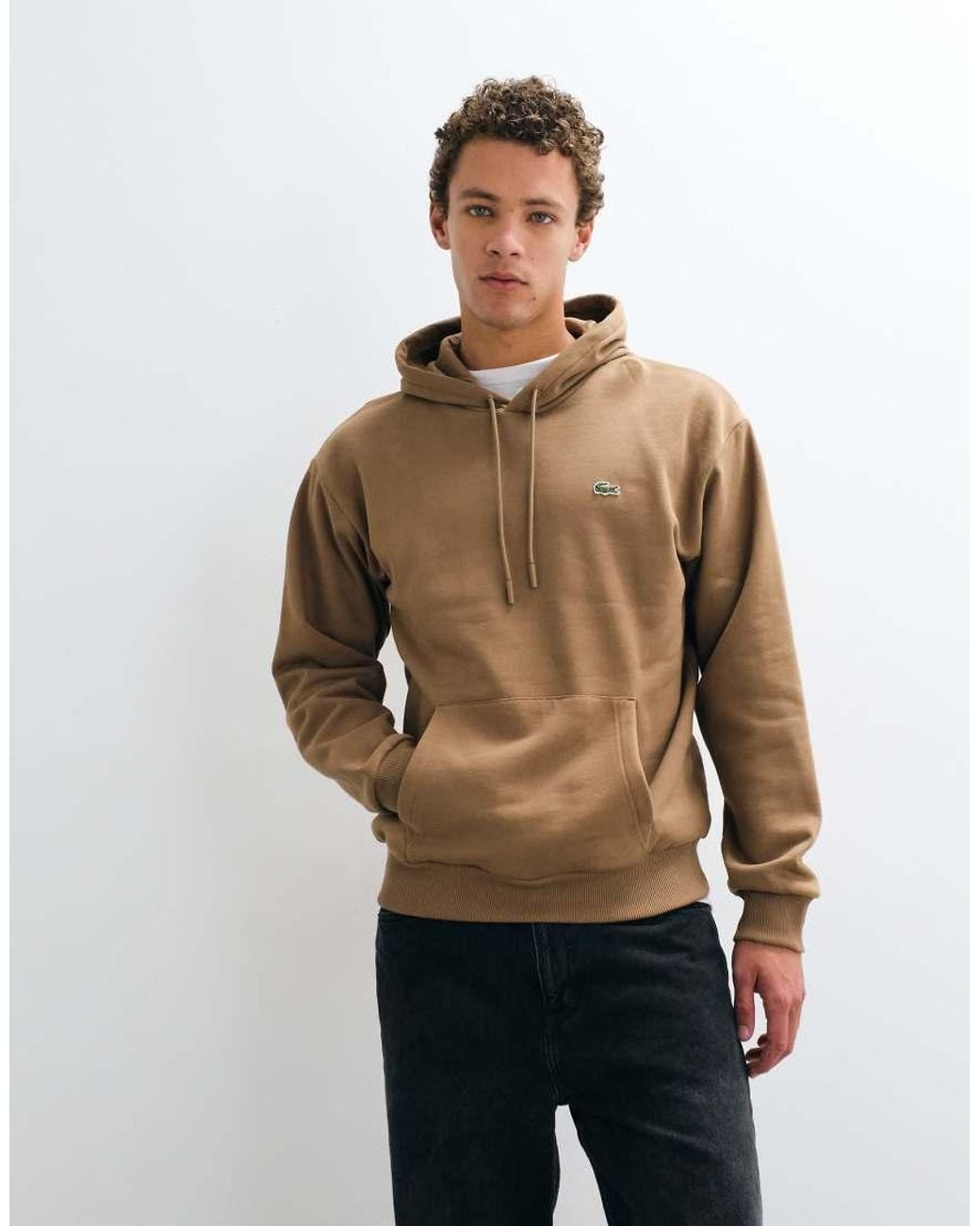 Lacoste Blue Logo Hoodie for men