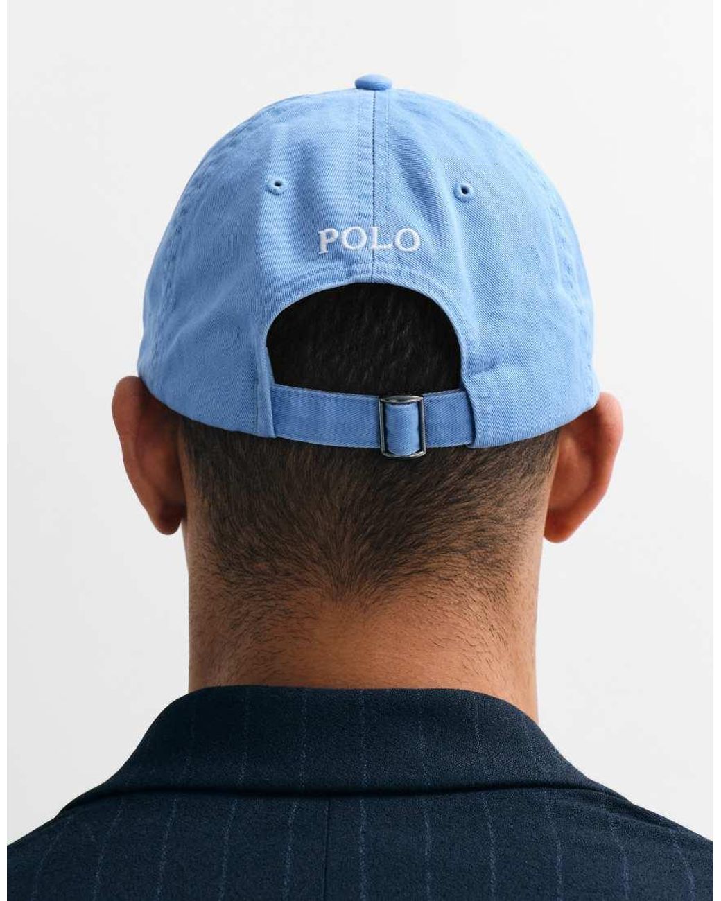 Polo Ralph Lauren Blue Icon Logo Twill Baseball Cap for men