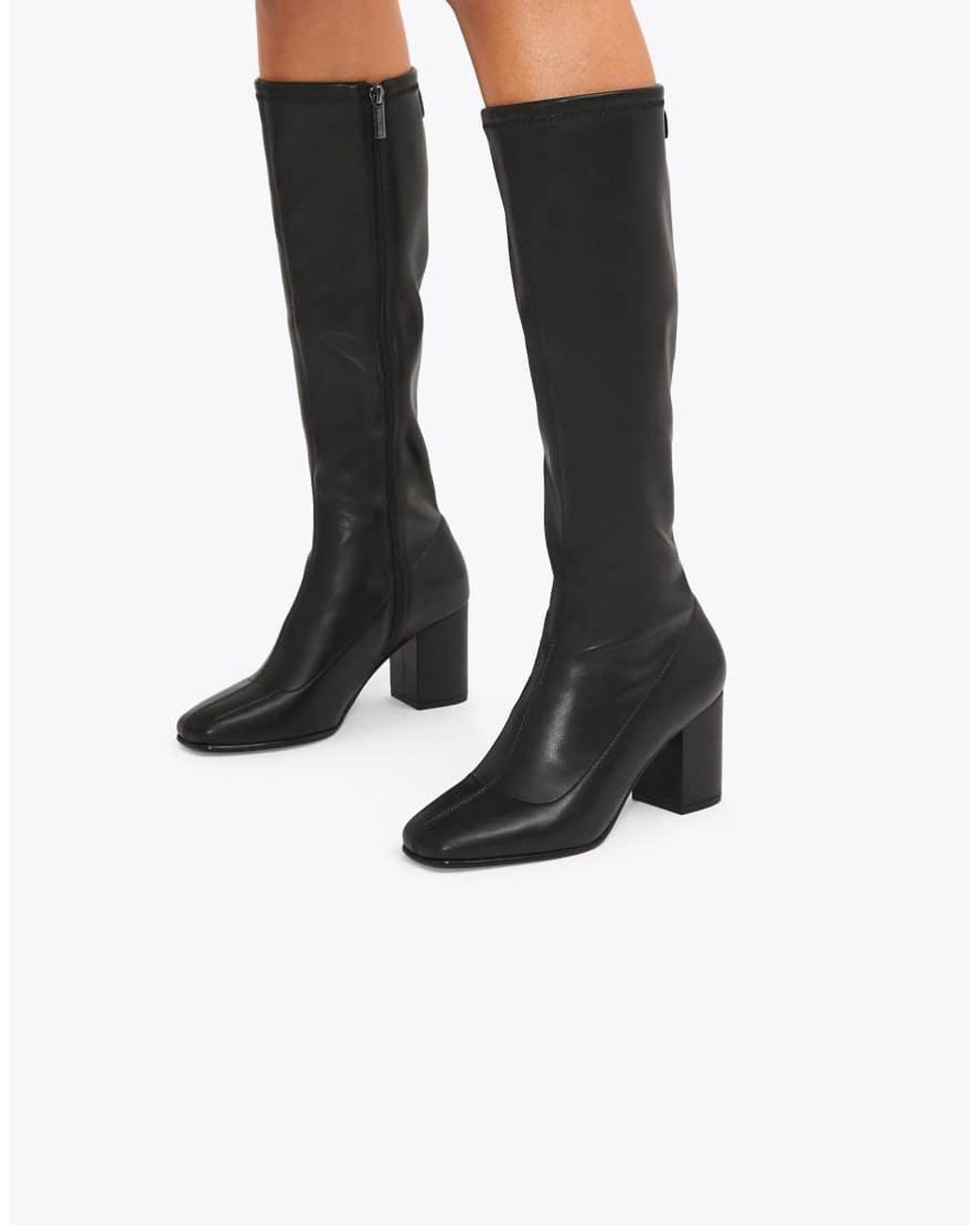 Carvela Kurt Geiger Black Strut High Knee Boots