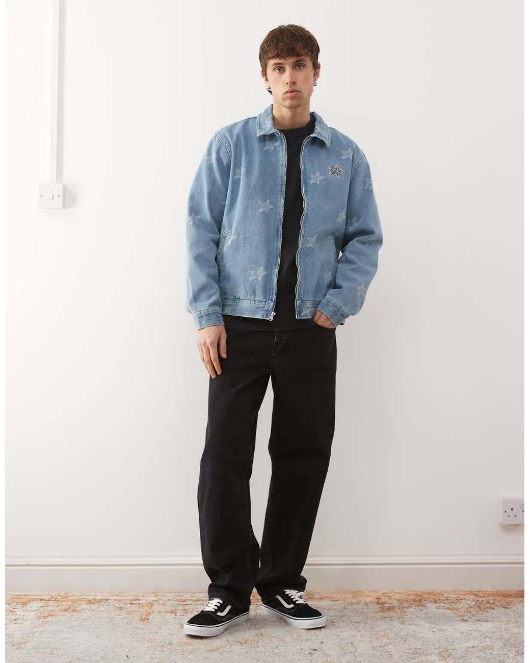Vans Blue Pomona Denim Station Jacket for men