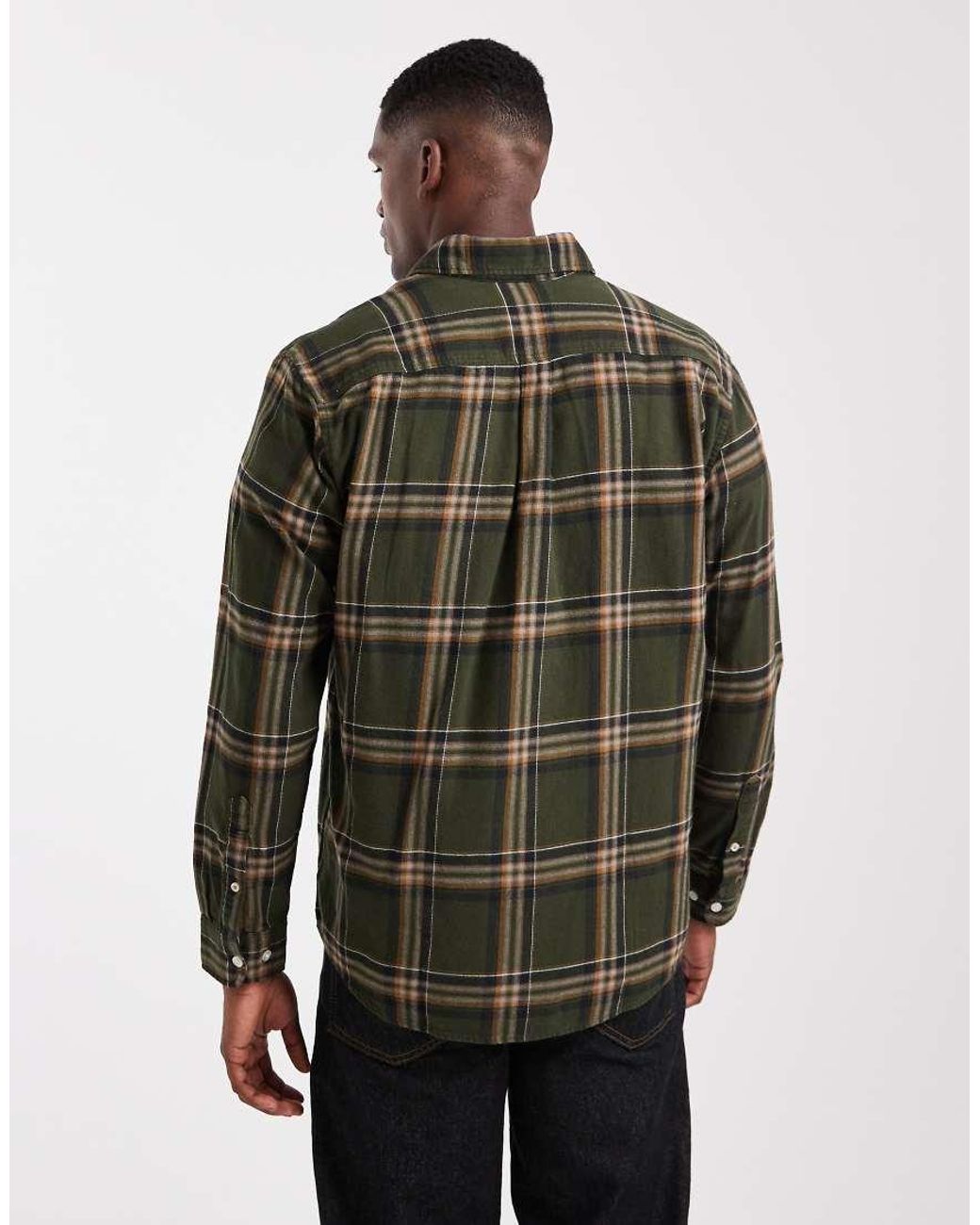 Jack & Jones Green Check Shirt for men