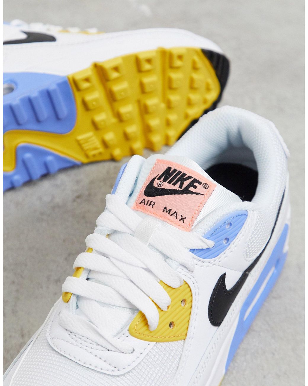 Air Max 90 - Baskets effet color block Nike en coloris Blanc | Lyst