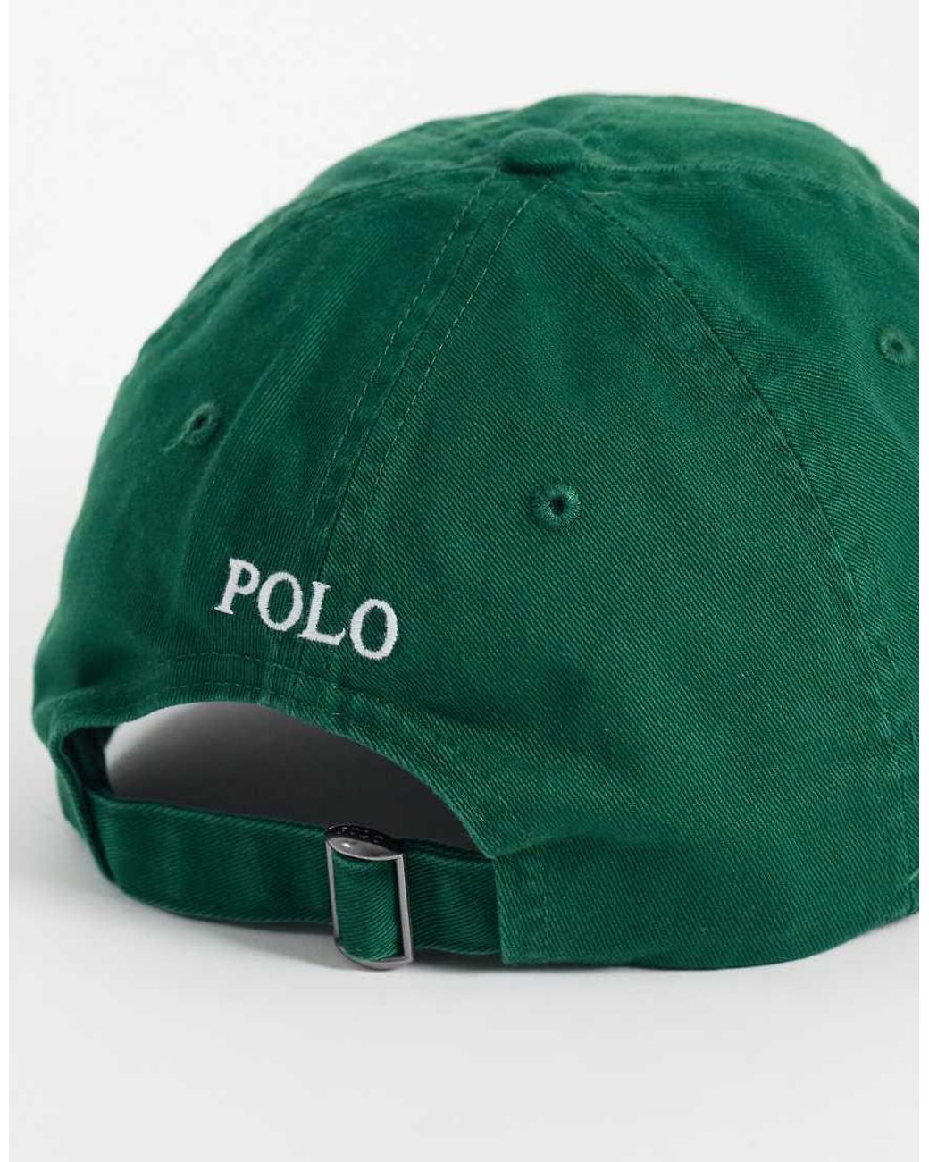 Polo Ralph Lauren Green Icon Logo Twill Baseball Cap for men