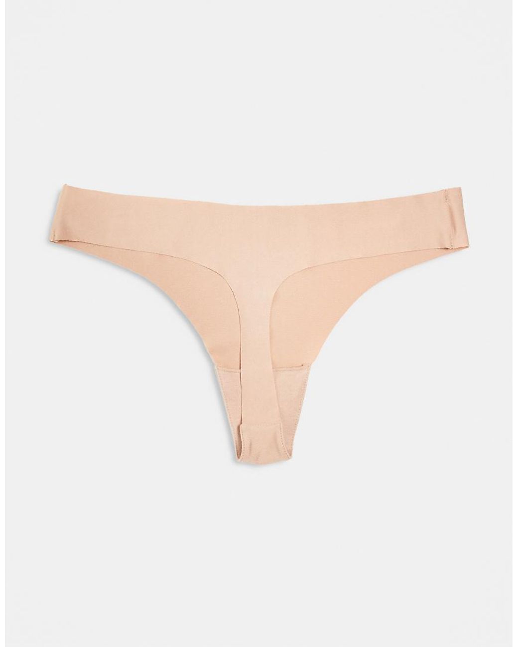 ASOS Natural 3 Pack No Vpl Thong