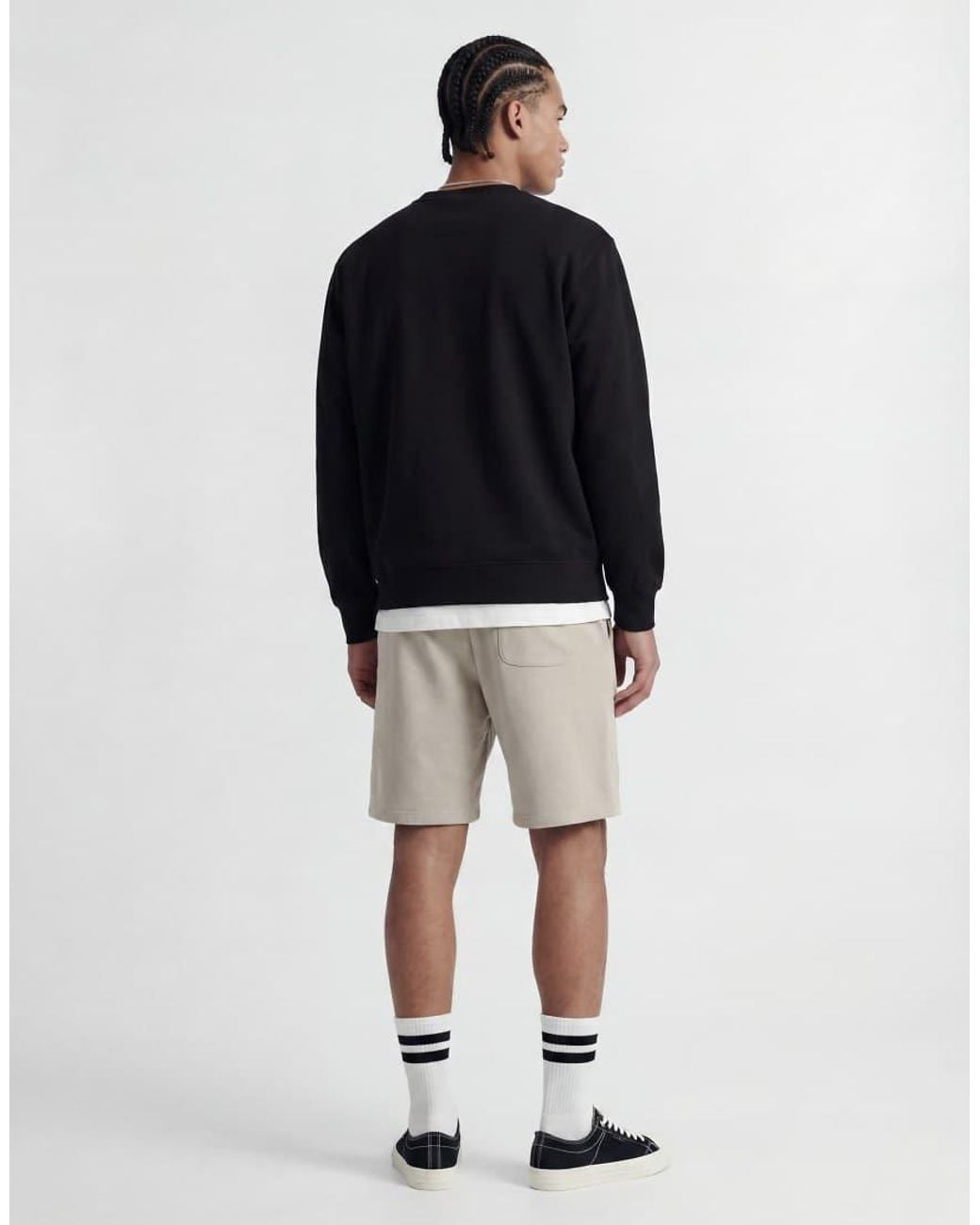 Jack & Jones Black Sweatshirt With Front Logo for men