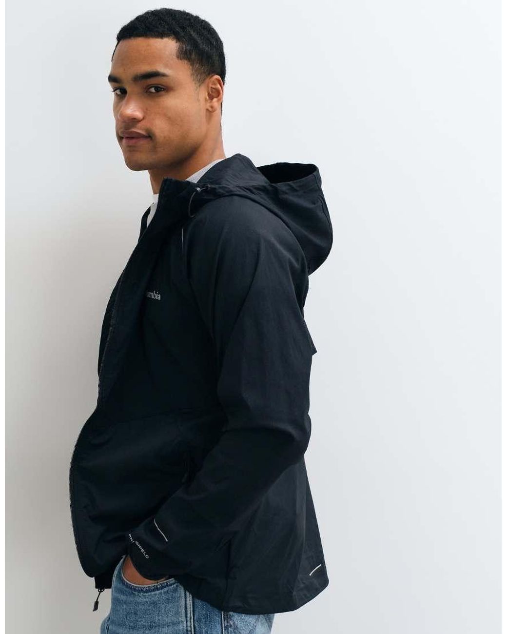 Columbia Blue Tech Ii Full Zip Wind Jacket for men