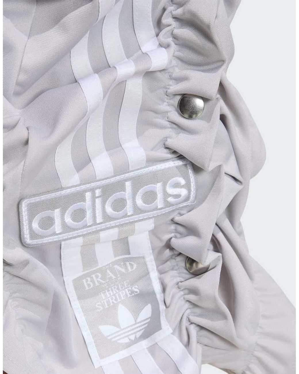 Adidas Originals White Adibreak Ruched Skirt