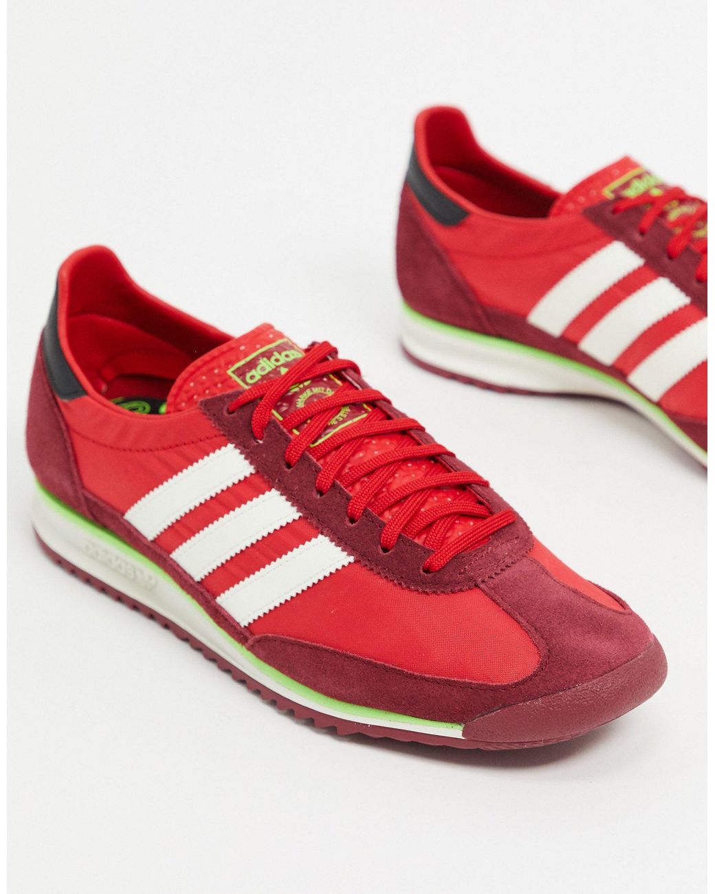 SL 72 adidas Originals de hombre de color Rojo | Lyst