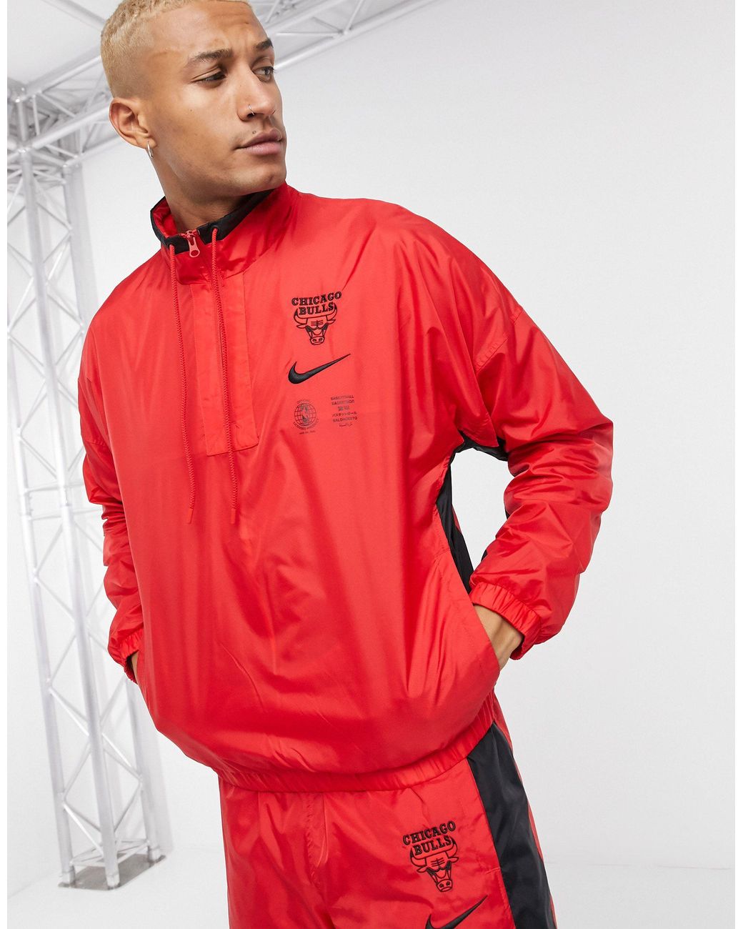 Nike Basketball – Chigago Bulls NBA – er Trainingsanzug in Rot für Herren |  Lyst DE