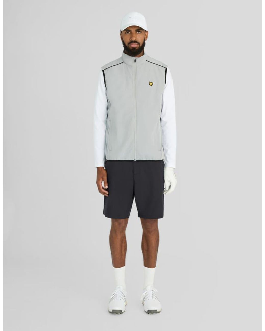 Lyle & Scott Black Shorts Lightweight Golf Tech Shorts for men