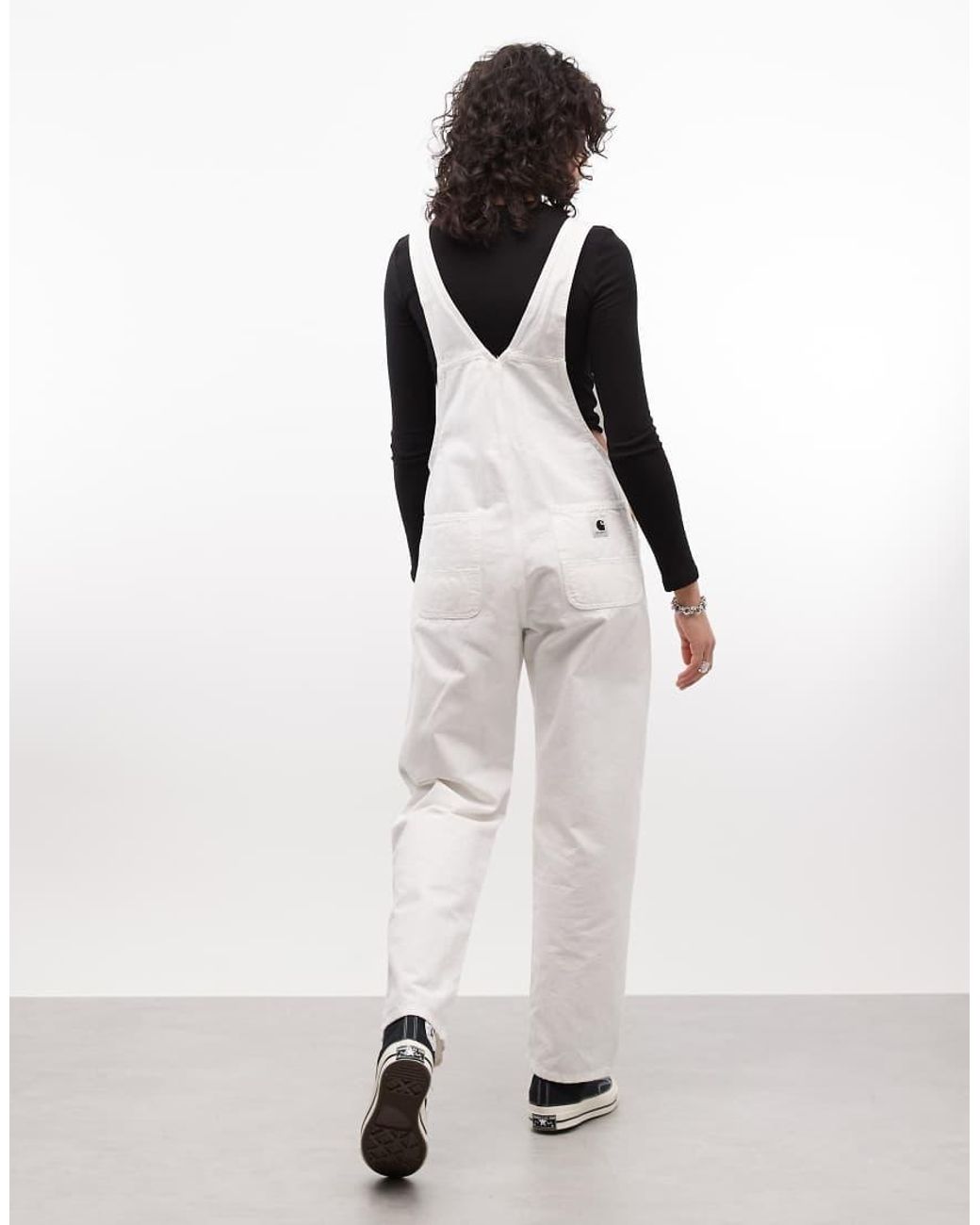 Carhartt White Denim Dungarees