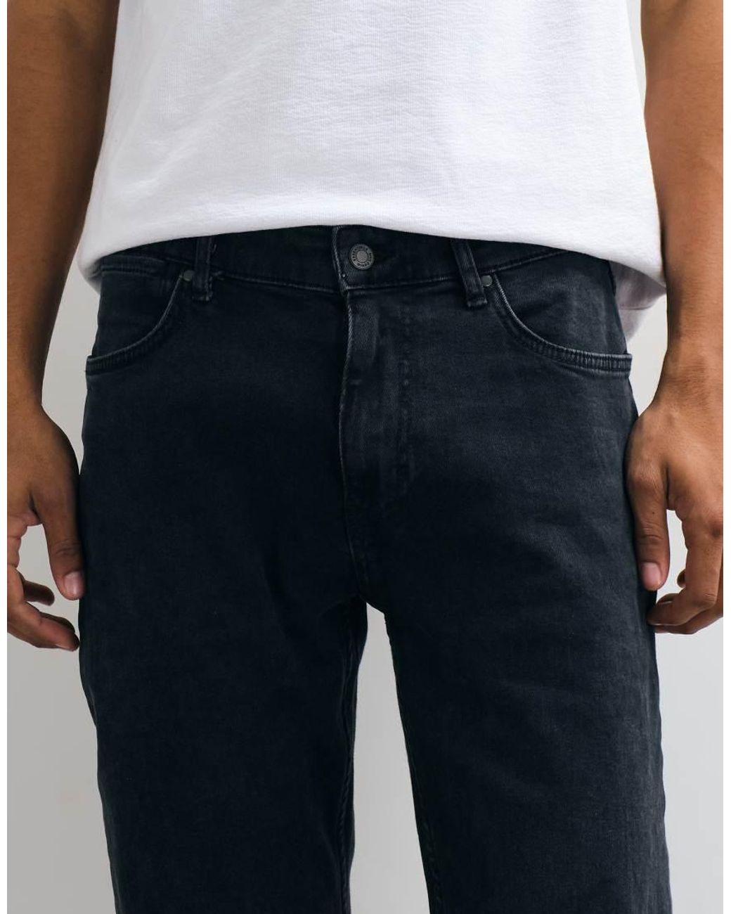 Mango Black Patrick Slim Fit Jean for men