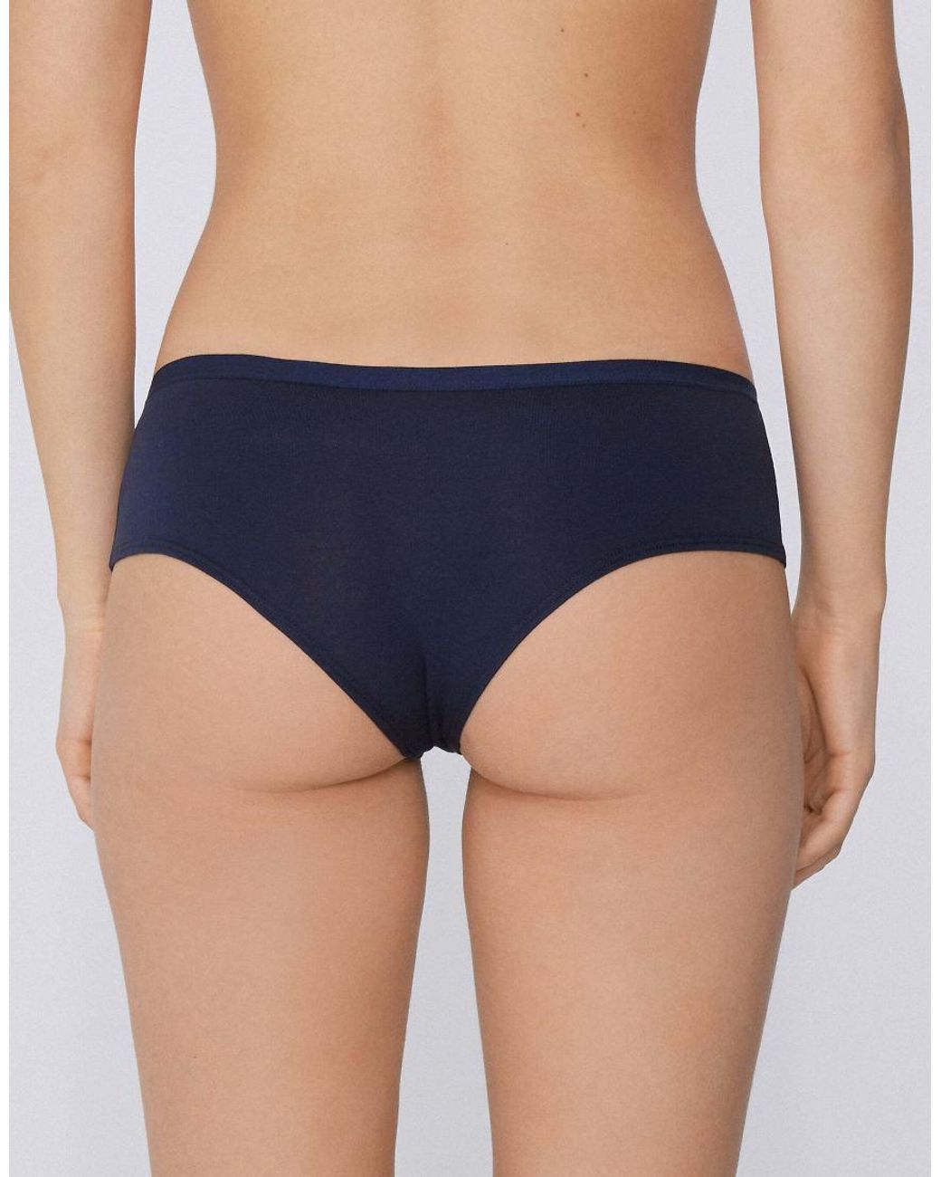 Tezenis Blue Cotton French Knickers