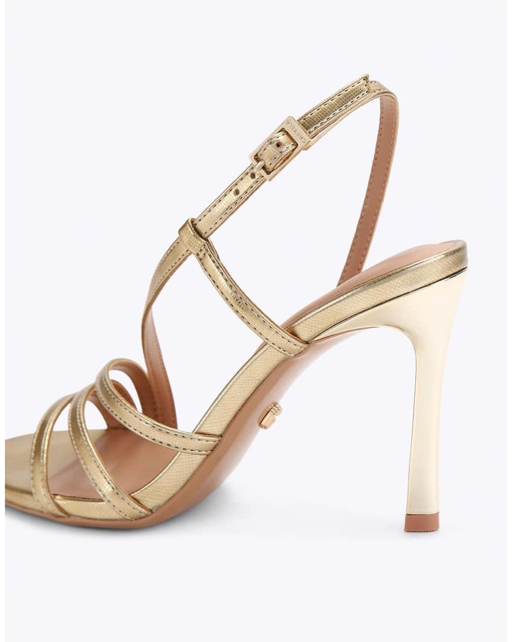 Carvela Kurt Geiger Metallic Paparazza Heel Heeled Sandals