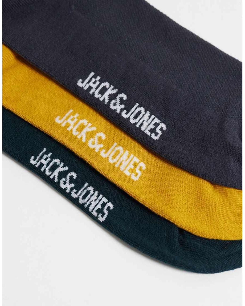 Jack & Jones Multicolor 3 Pack Of Socks for men
