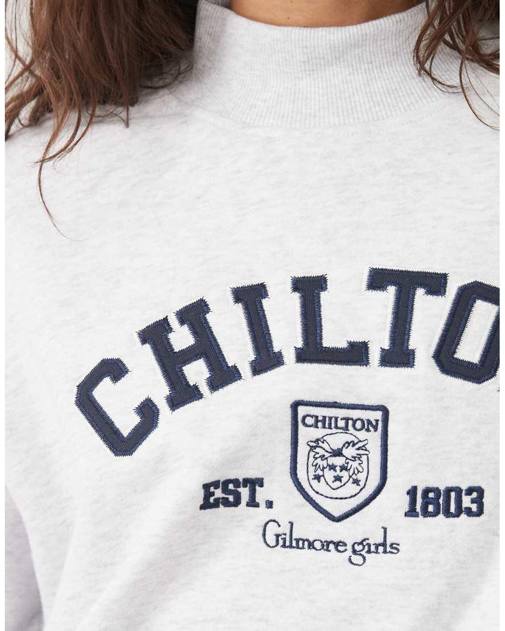 Cotton On White Smock Neck Sweatshirt