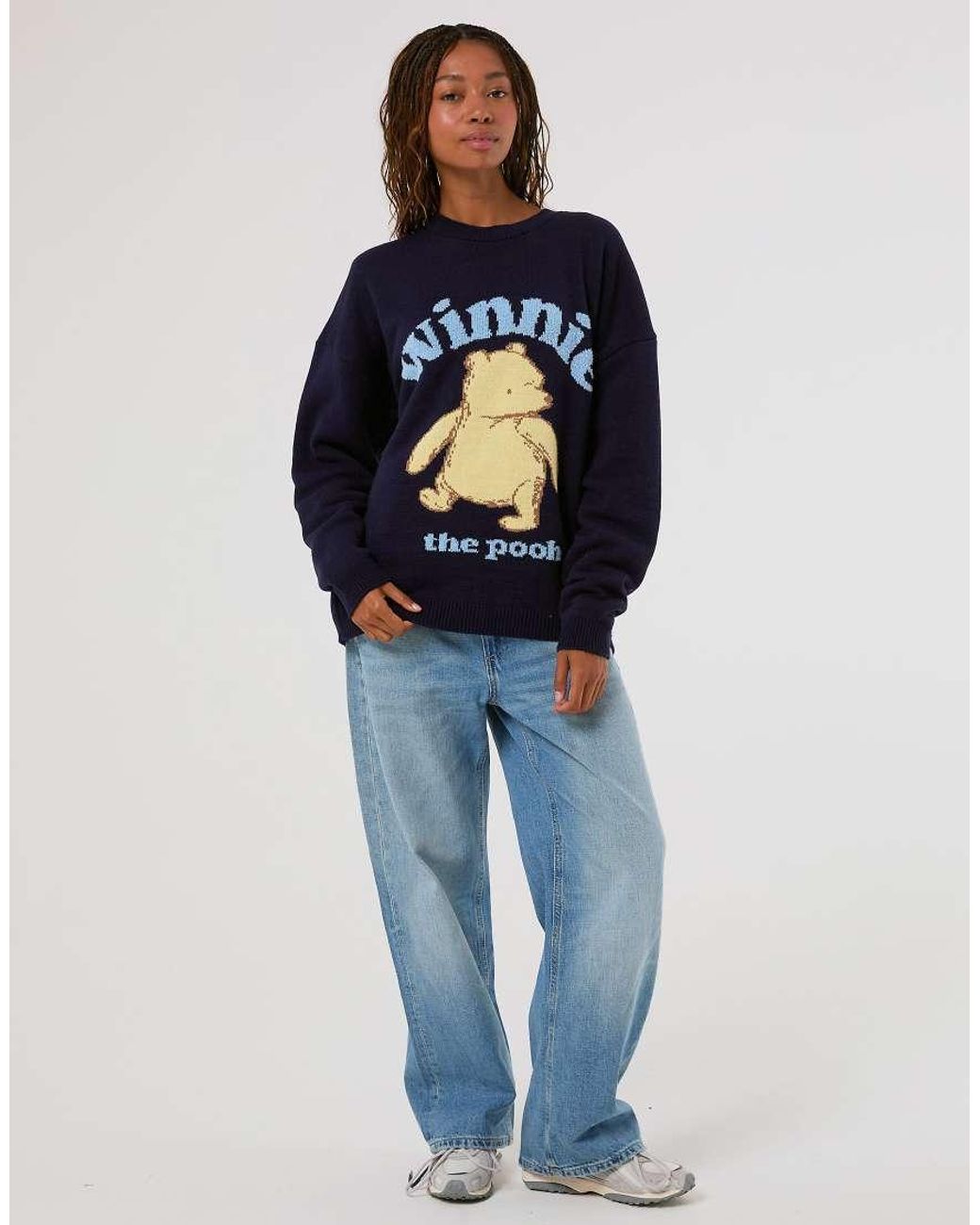 Skinnydip London Blue Disney Winnie The Pooh Winnie Knit Jumper