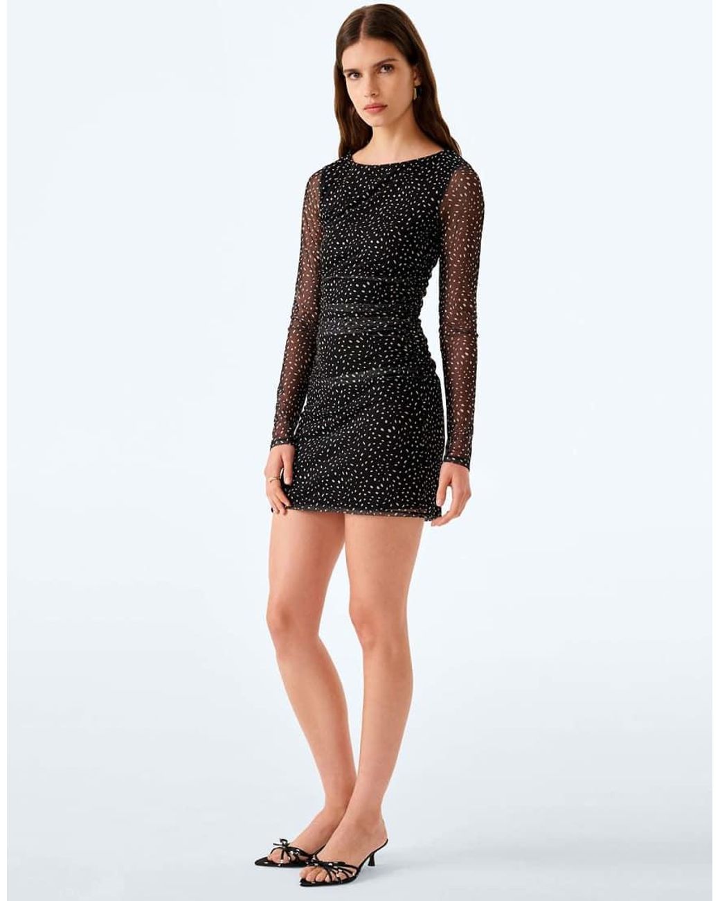 OMNES Black Milena Dress