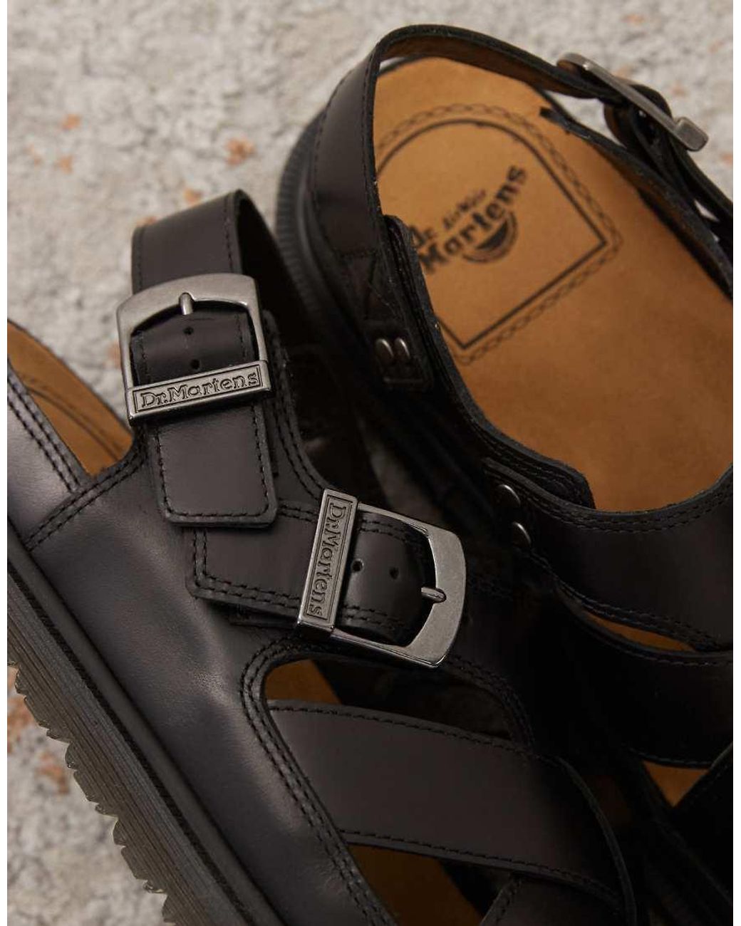 Dr. Martens Brown Unisex San Fisherman Sandal