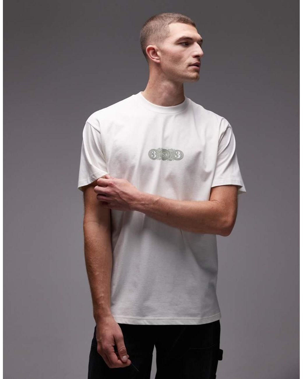 Carhartt Gray 3one3 Relaxed T-shirt for men