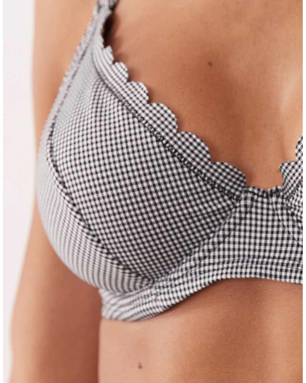 Peek & Beau Multicolor Underwire Scallop Bikini Top