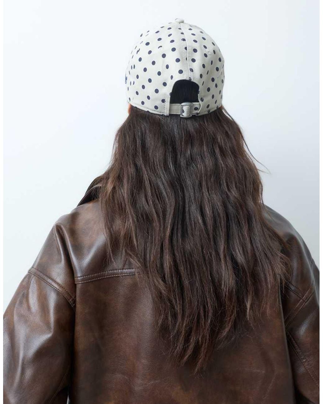 KTZ Brown X Asos Exclusive 9Forty Ny Yankees Polka Dot Cap