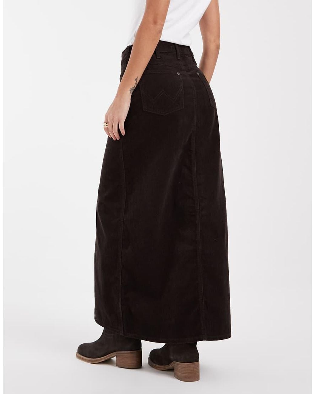 Wrangler White Maxi Skirt