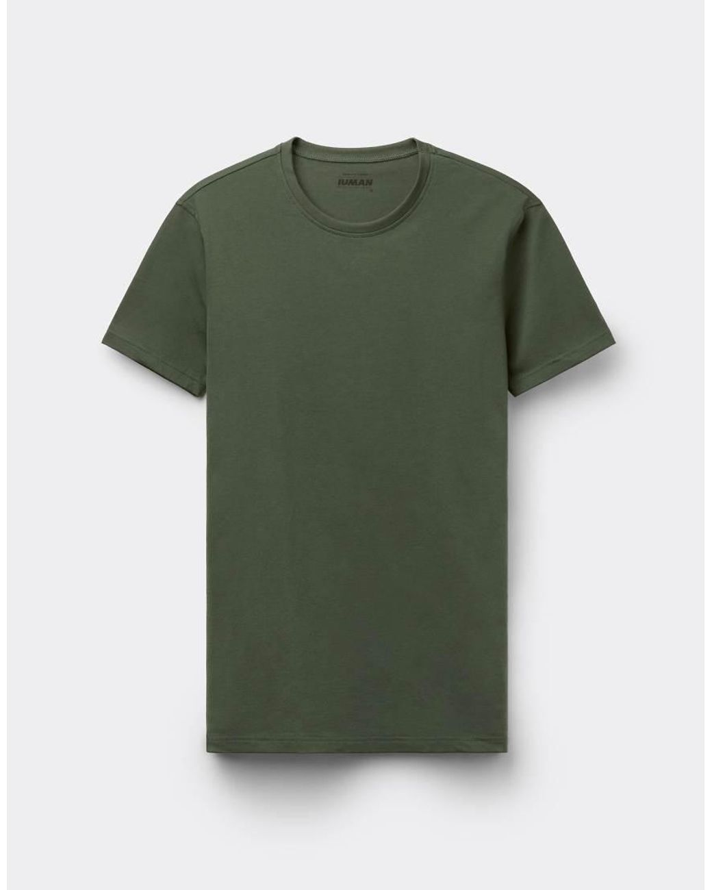 Intimissimi Green Stretch Superior Cotton T-Shirt for men