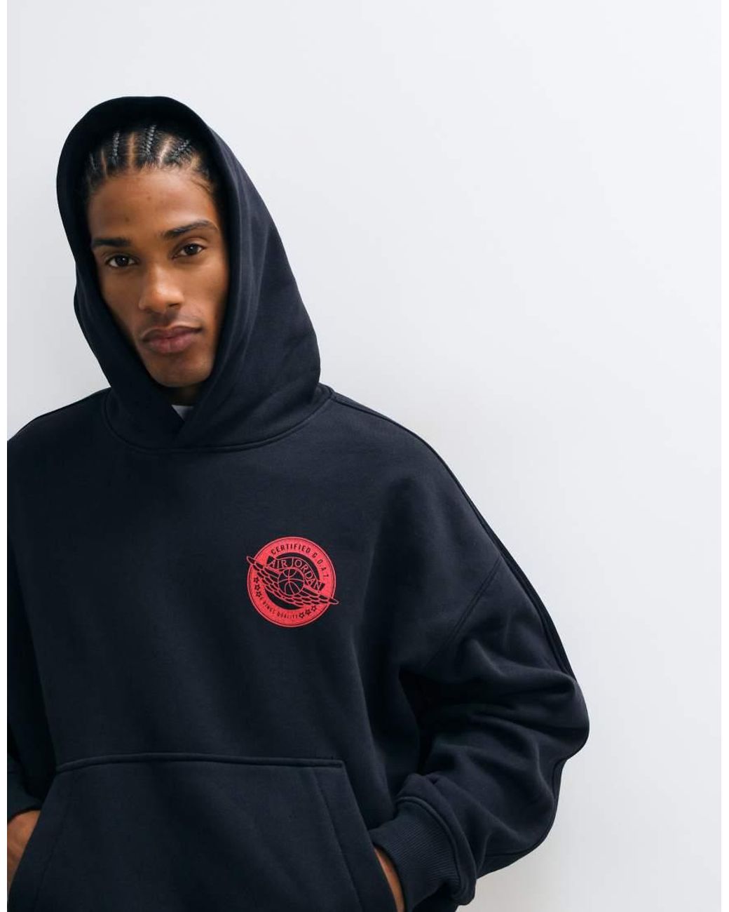 Nike Blue Logo Back Print Hoodie for men