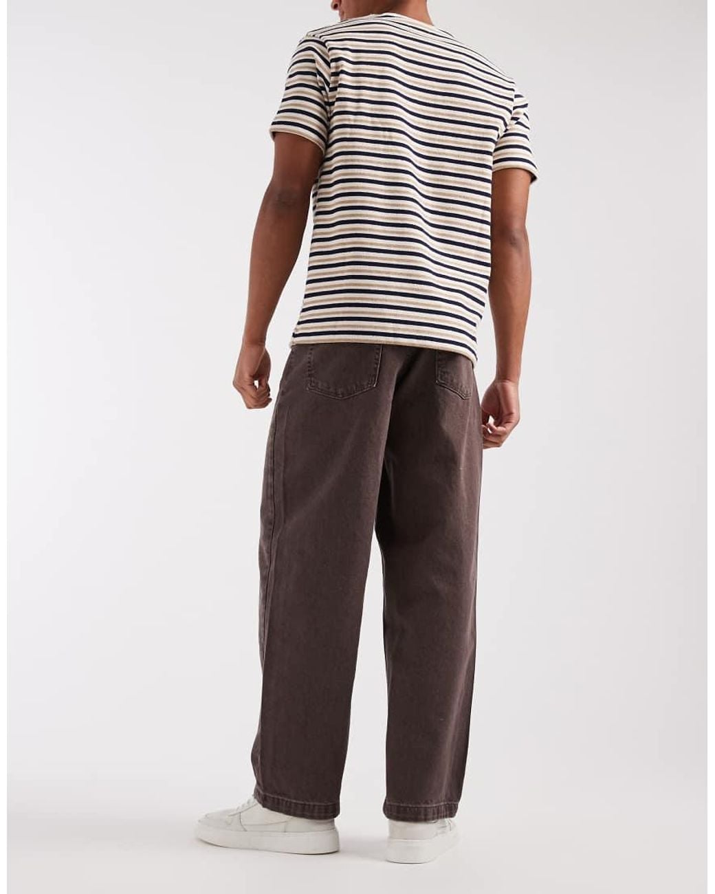 ASOS Brown Loose Jeans for men