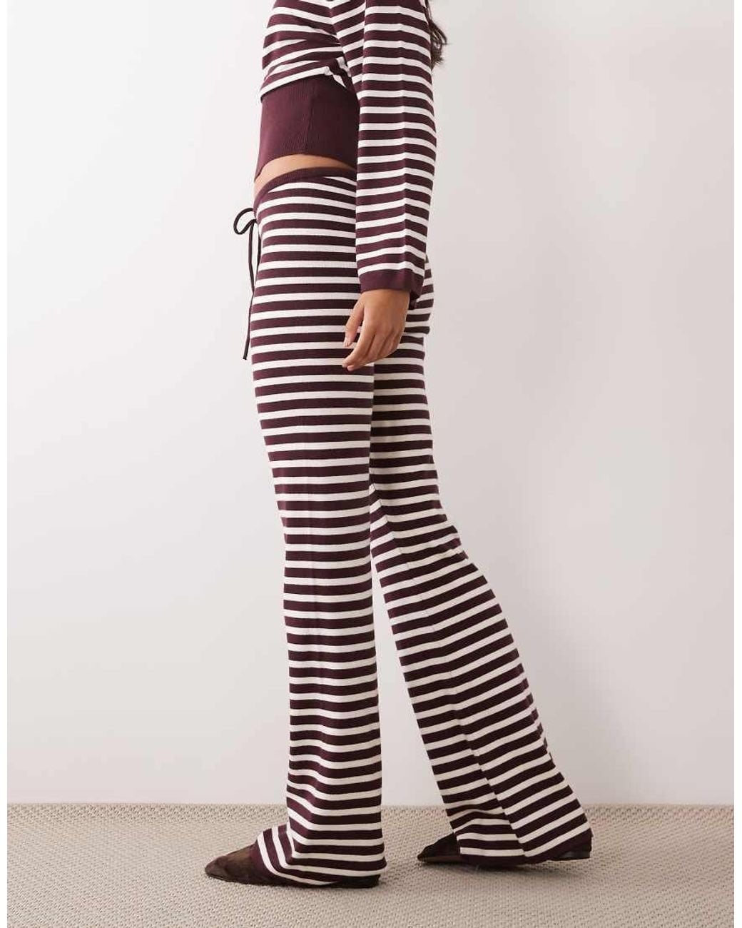 Gina Tricot Pink Co-ord Knitted Loungewear Trousers