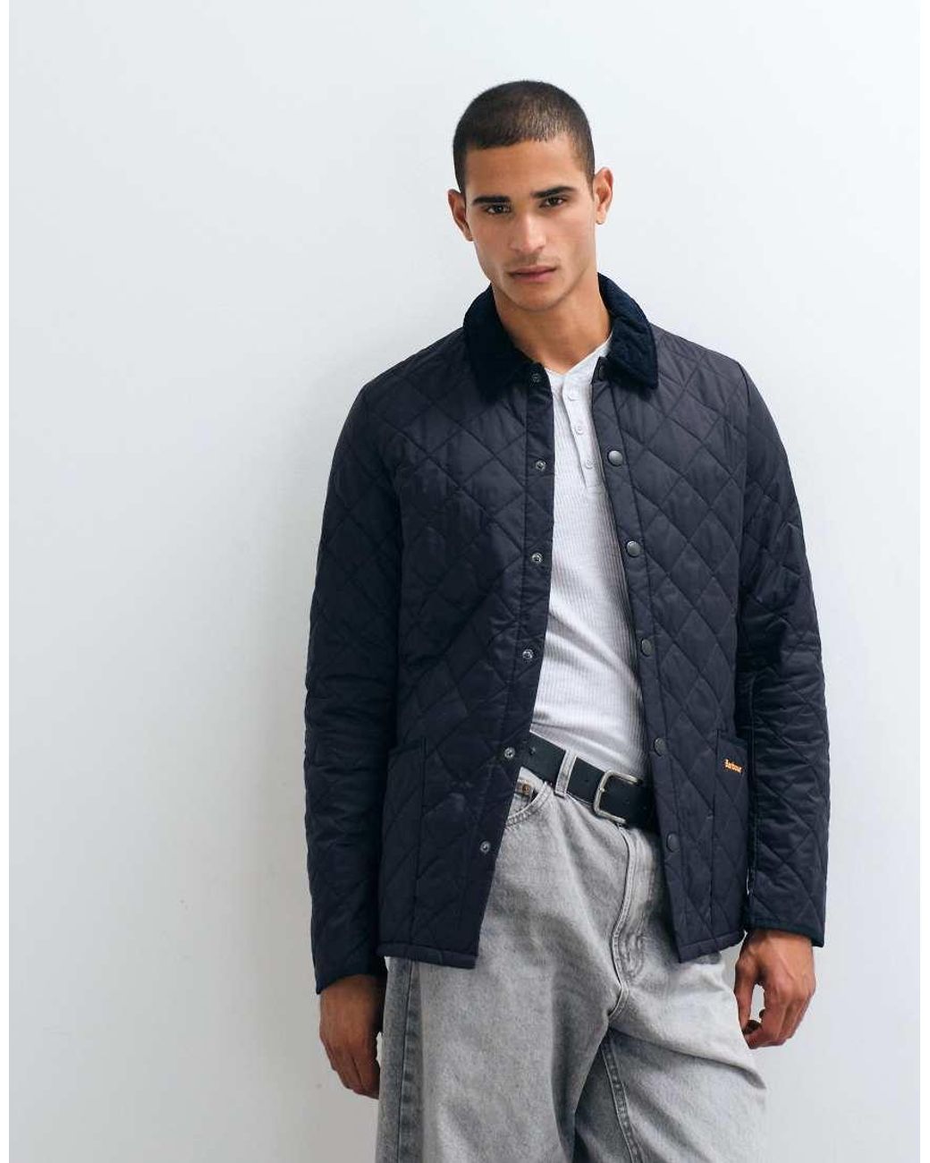 Barbour Blue Heritage Liddesdale Quilted Jacket for men