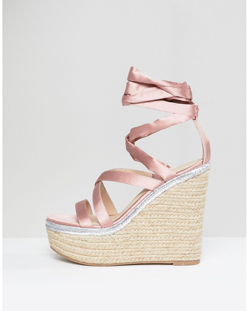 wide fit high wedges