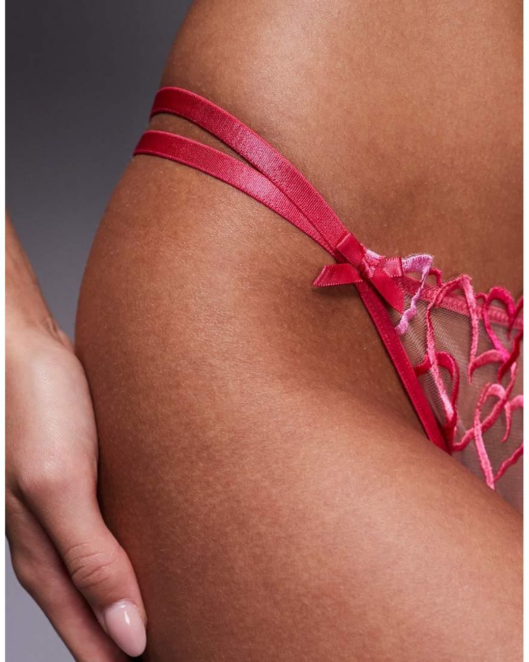 Ann Summers Red Love Struck String Thong