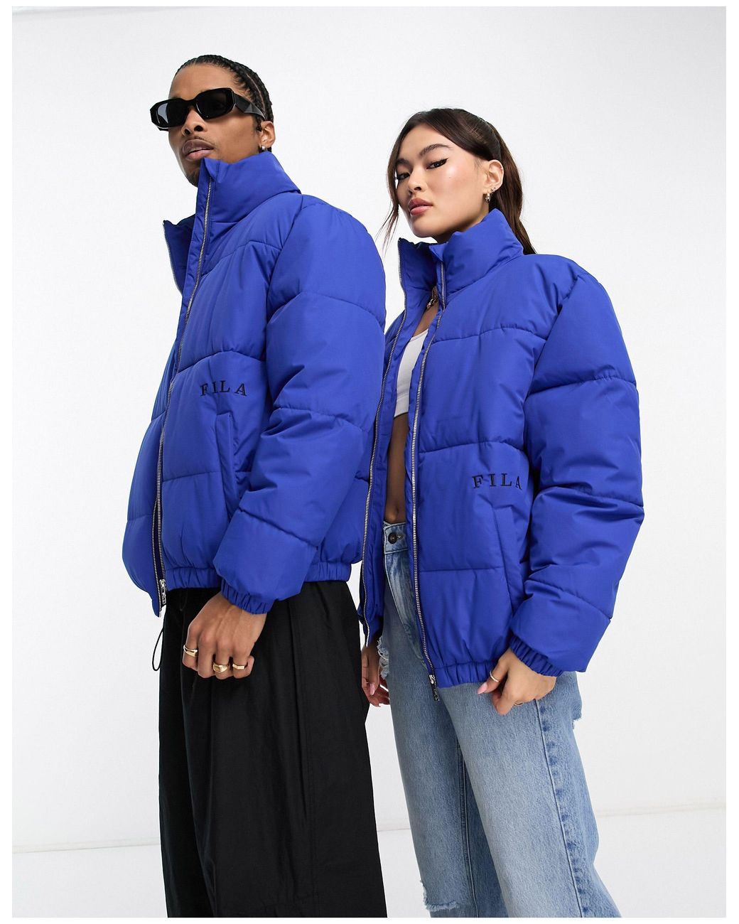 Fila cropped puffer jacket hotsell