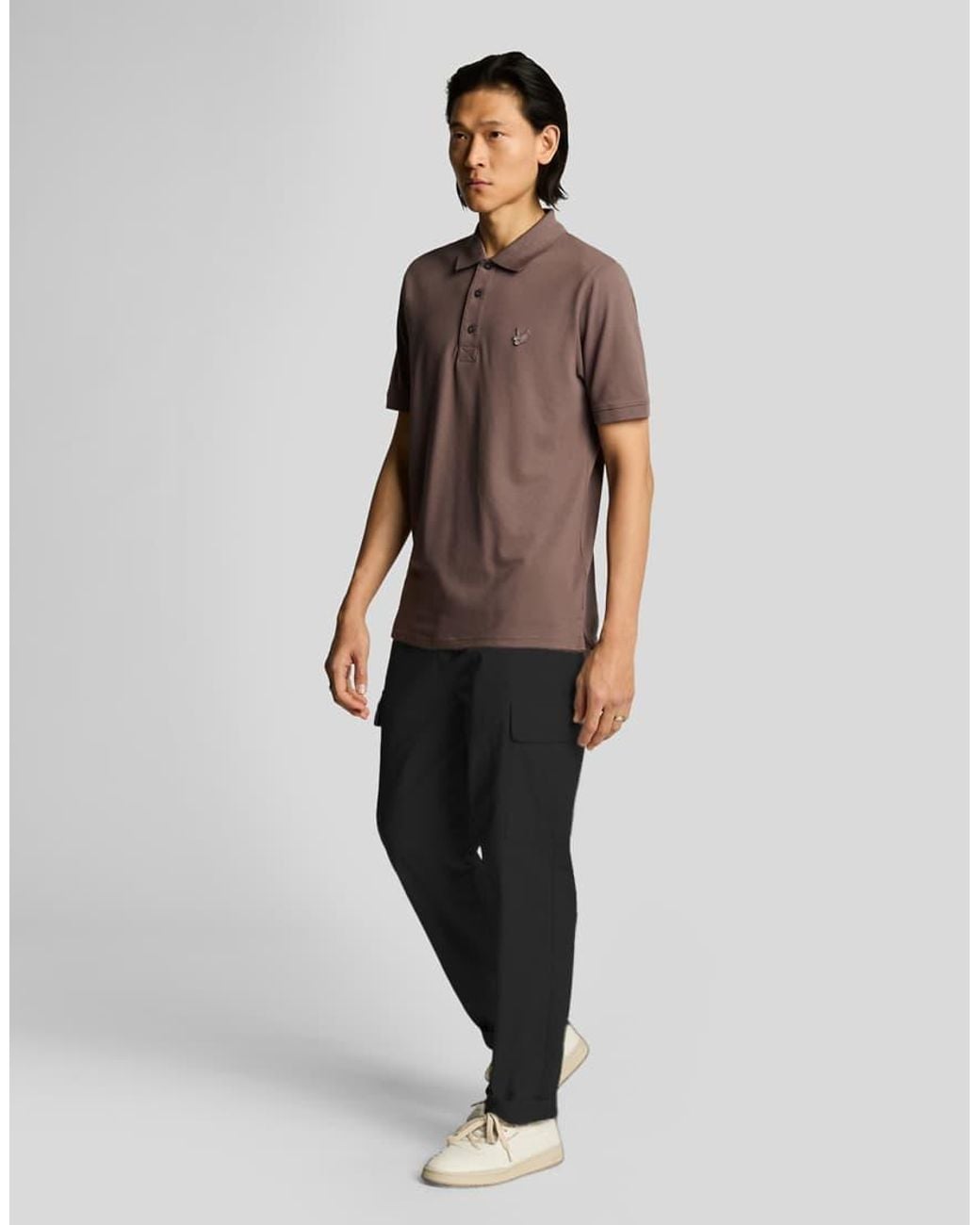 Lyle & Scott Blue Trousers Cargo Pocket Trouser for men