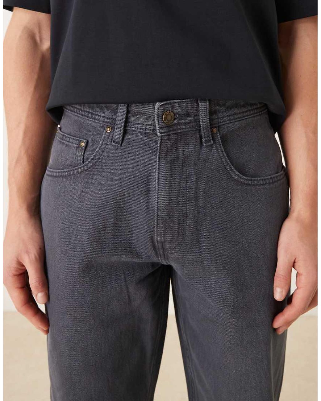 ASOS Blue Straight Fit Jeans for men