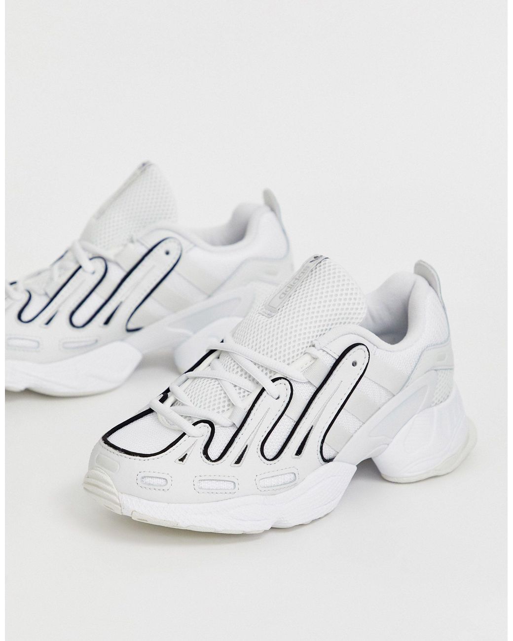 adidas Originals Eqt Gazelle Sneakers in White | Lyst