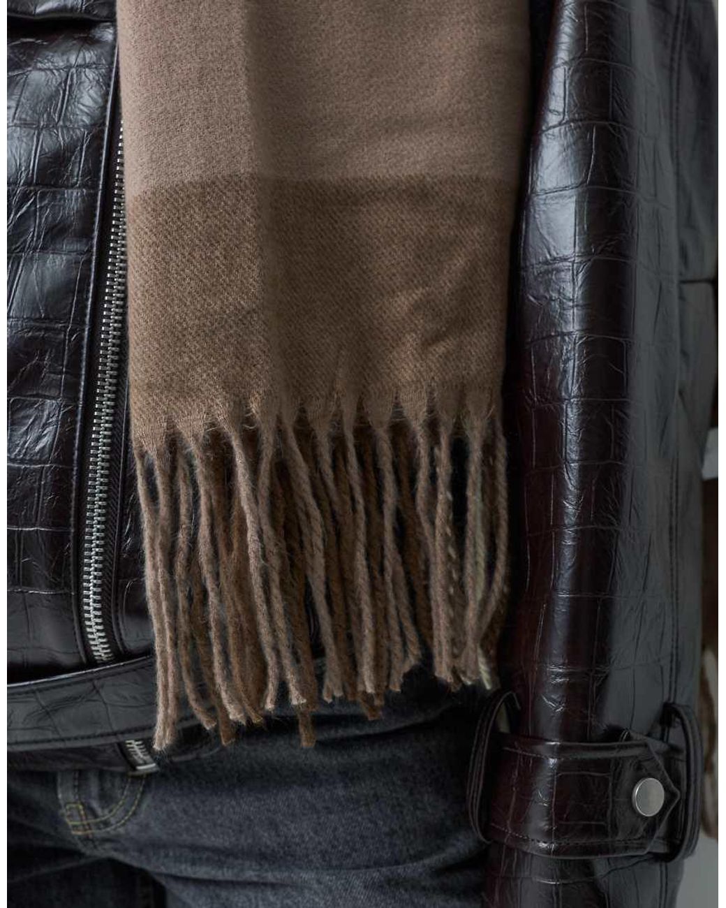 New Look Gray Midweight Scarf