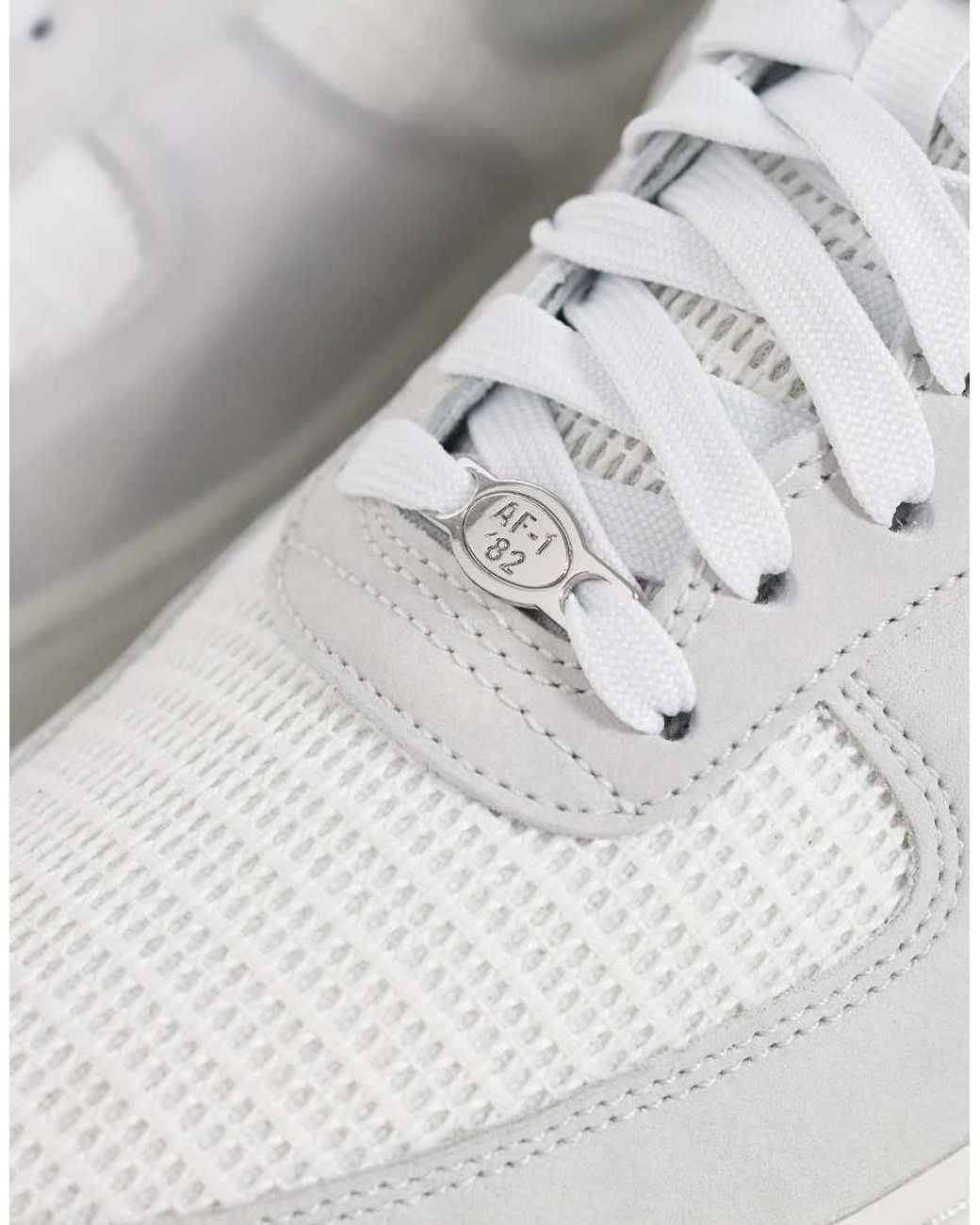 Nike White Air Force 1'07 Lv8 Woven Trainers for men