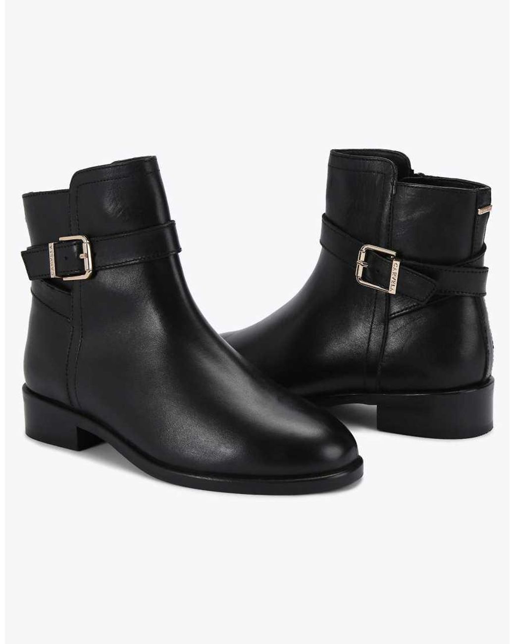 Carvela Kurt Geiger Black Pienza Boot Low Ankle Boots
