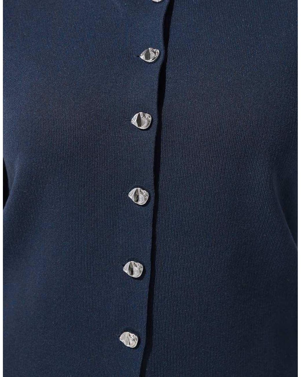 Yours Clothing Blue Long Sleeve Knitted Top