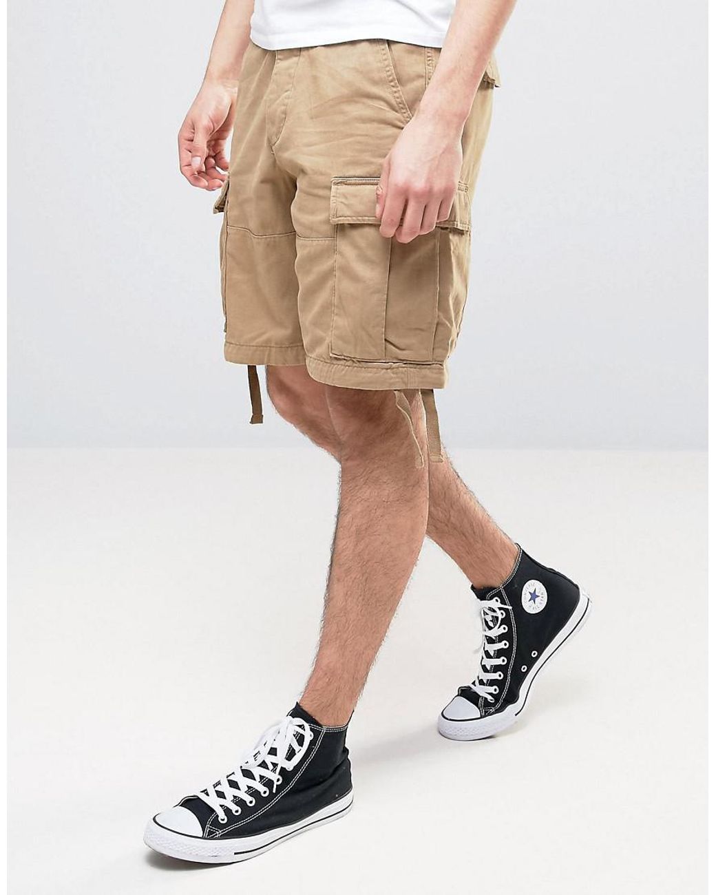 Abercrombie & Fitch Cargo Short In Tan in Brown for Men | Lyst UK