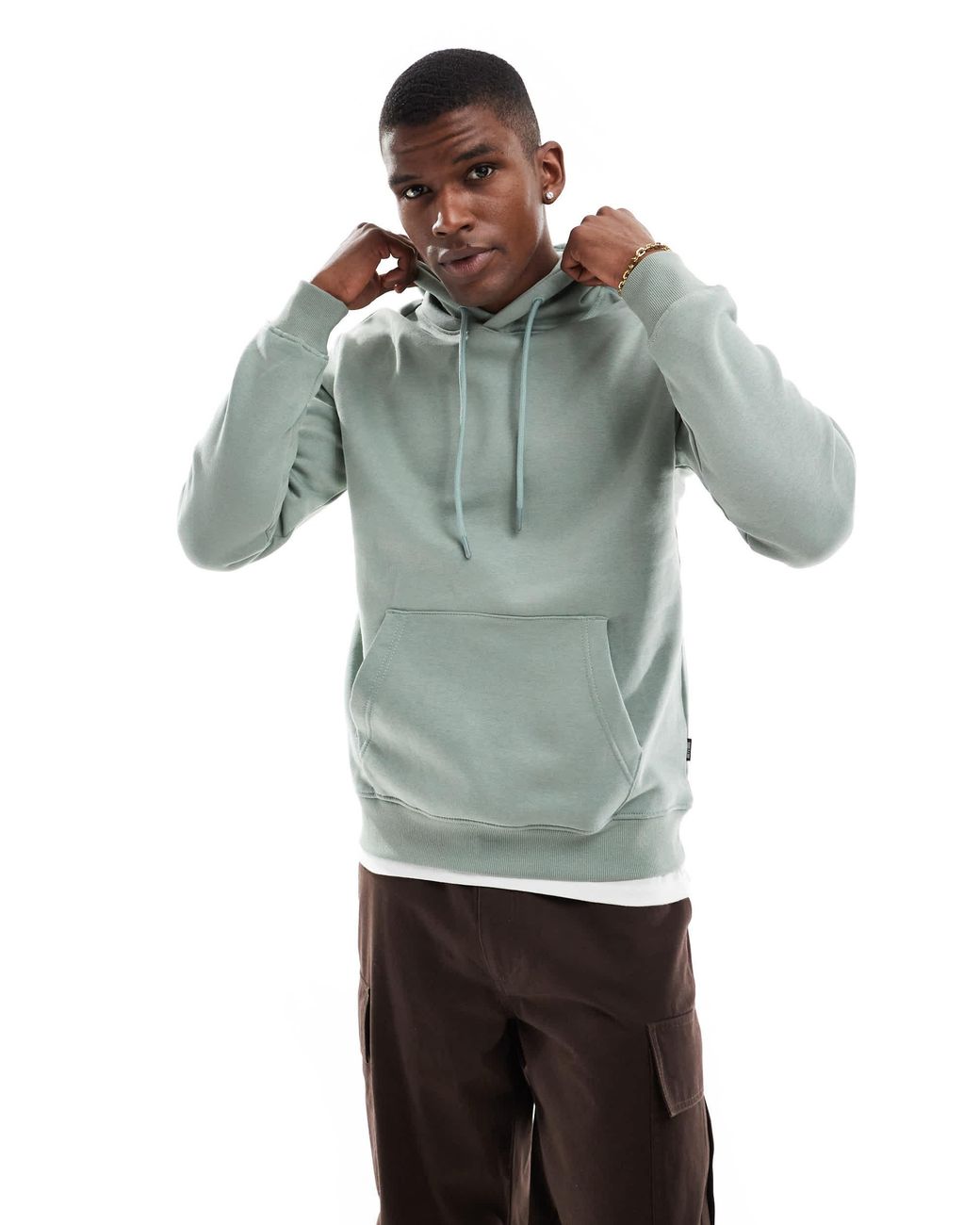 Only & Sons – kapuzenpullover in Gray für Herren