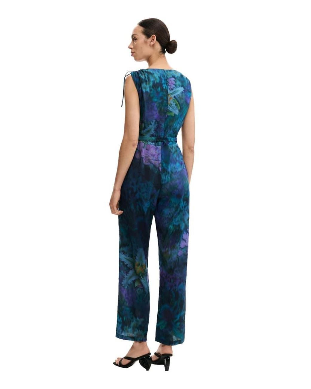 Desigual Blue Night Garden Jumpsuit