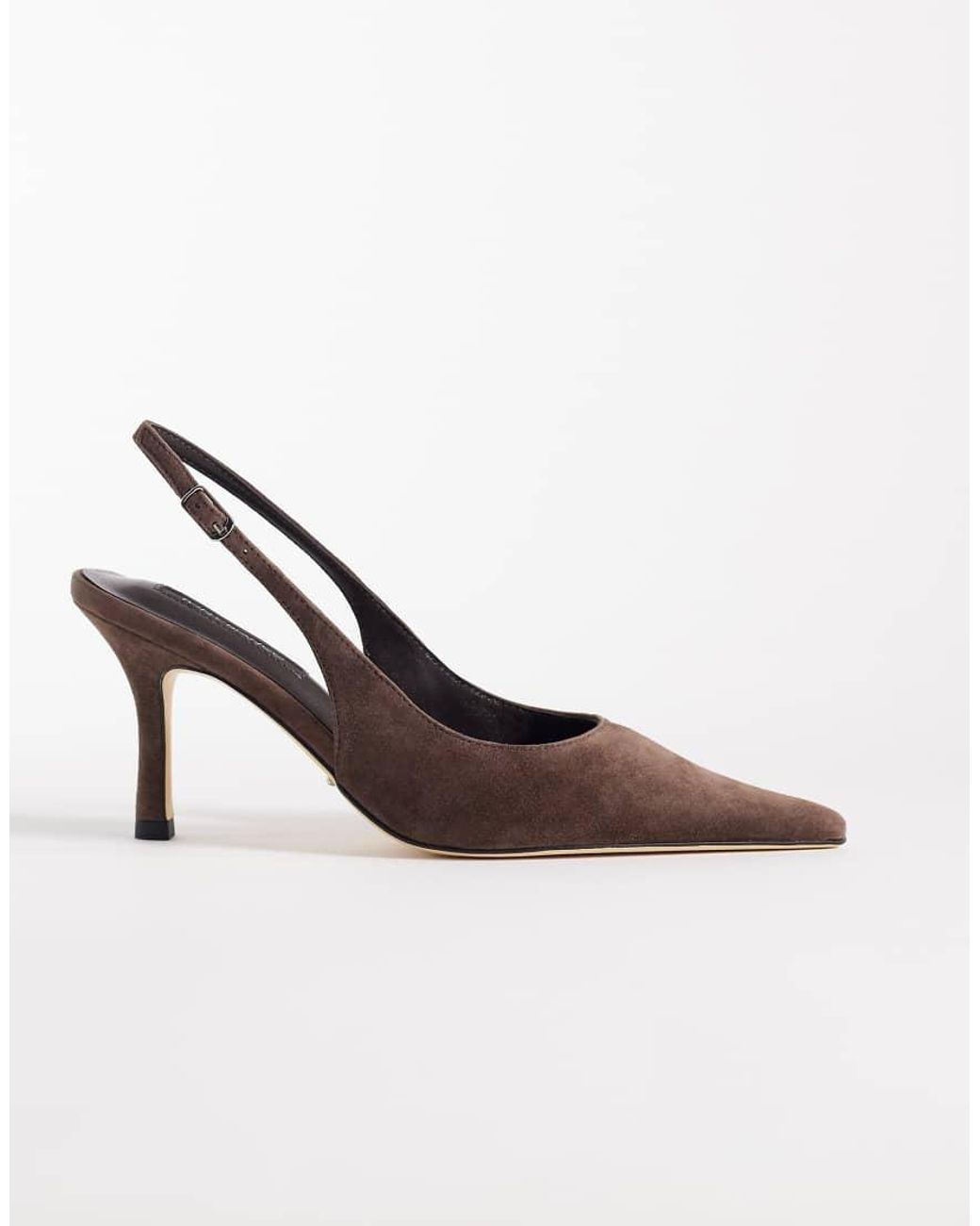 Tony Bianco Brown Samar Slingback Heeled Shoes