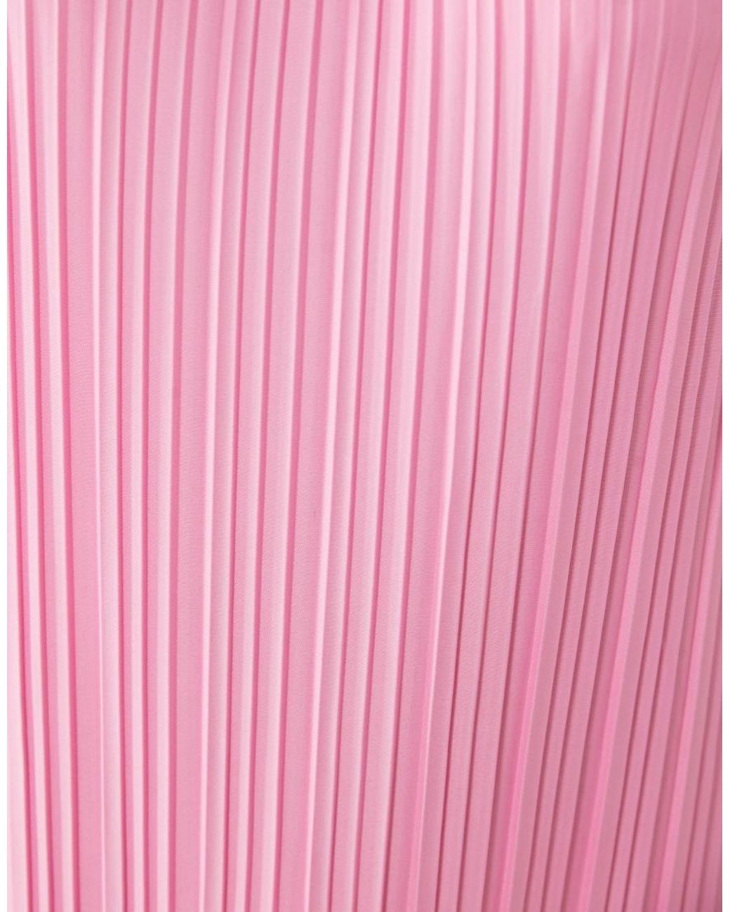 Vila Pink High Neck Plisse Maxi Dress