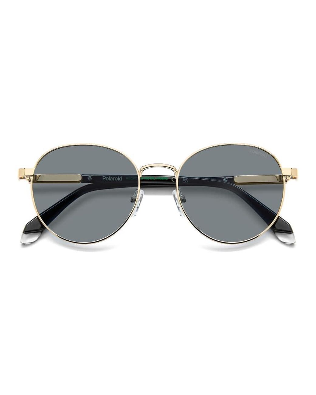 Polaroid Sunglasses Blue Round Sunglasses With Polarized Lenses for men