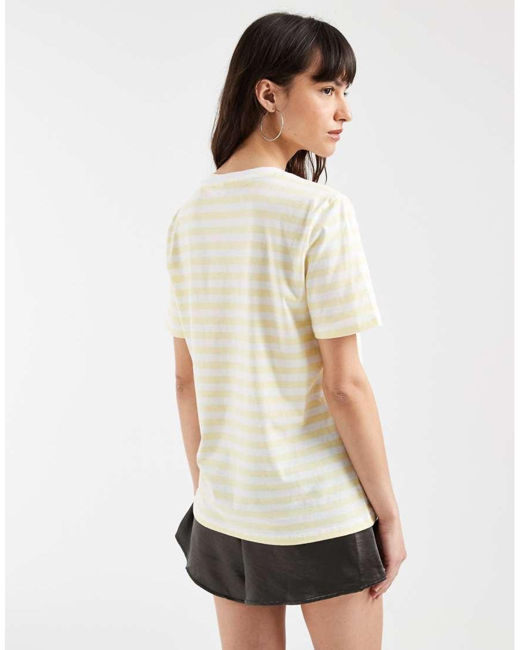 Pieces White Short Sleeve Boxy T-shirt