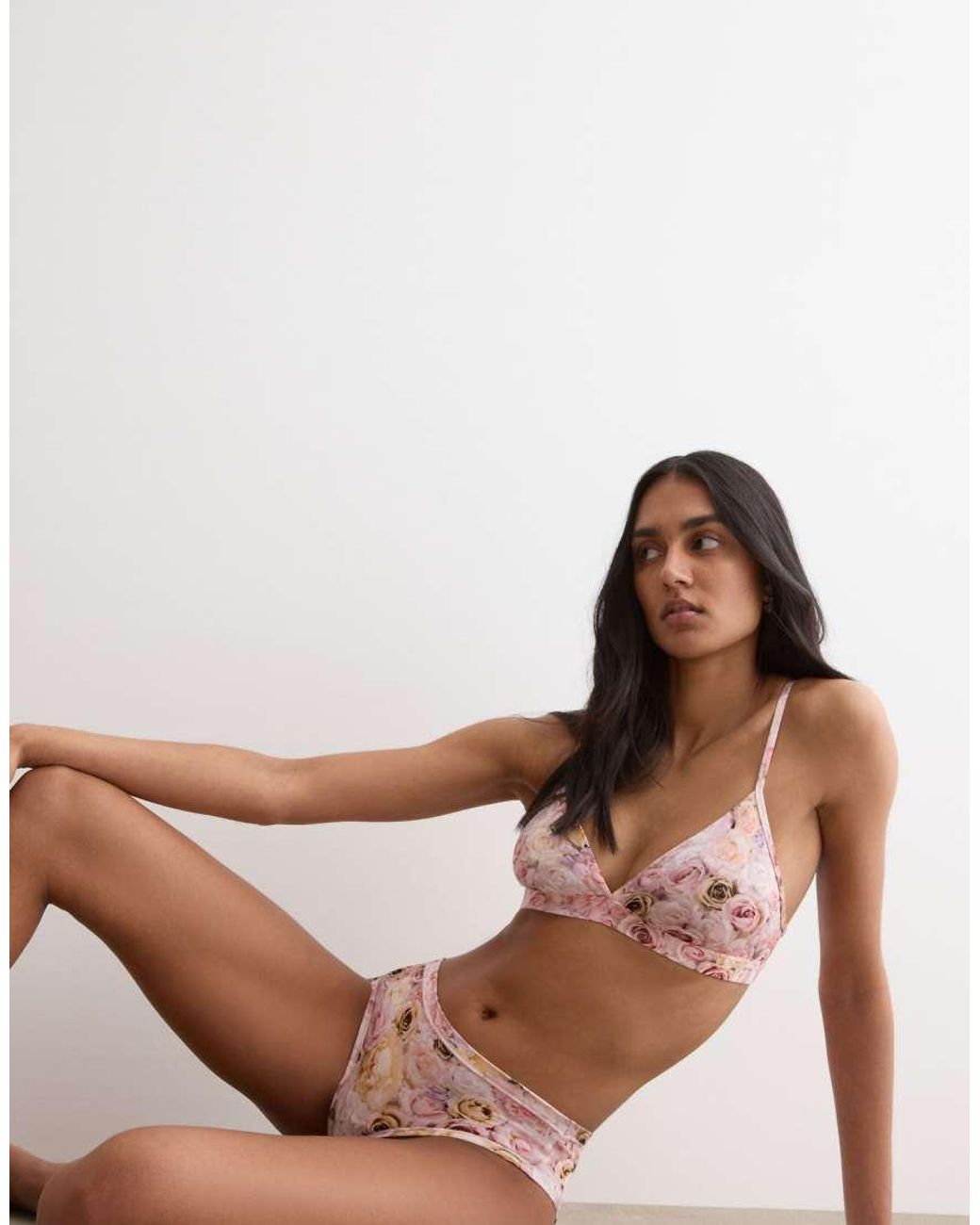 Intimissimi Brown I Bloom For You Knickers